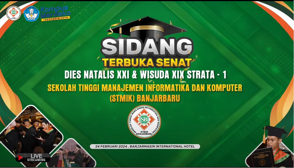Dies Natalis XXI dan Wisuda XIX Strata-1 STMIK Banjarbaru